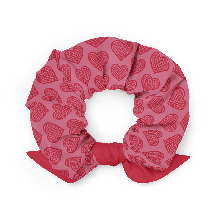 Celtic Love Heart 🩷 Recycled Hair Scrunchie ♻️ product image (2)