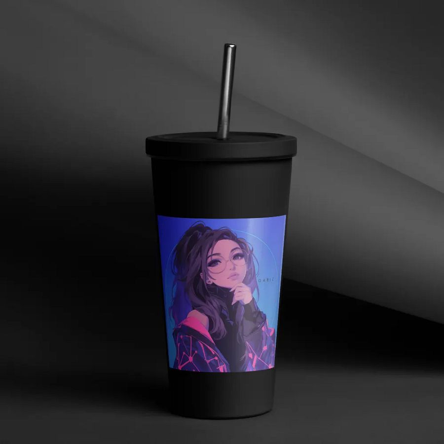 Star Tumbler with a Straw product image (8)