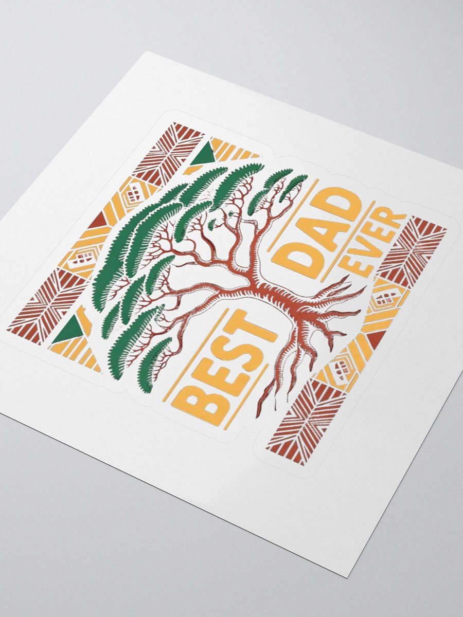 Best Dad Ever African Dad Father Papa Afrika Africa Father's Day Sticker product image (3)