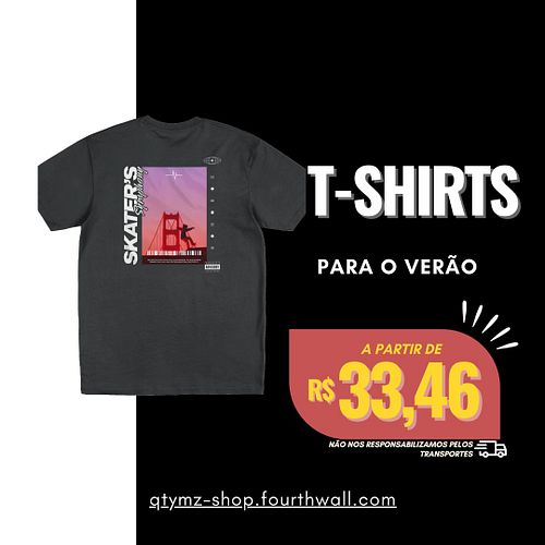 🔥 Camisola Skater's para o verão chegou! 🔥

Esta peça é para quem curte um estilo descomplicado, mas com atitude! A camisola ...