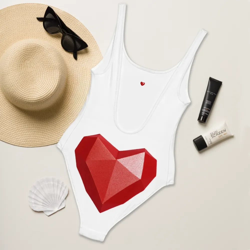 Crystal Heart All-Over Swimsuit product image (8)