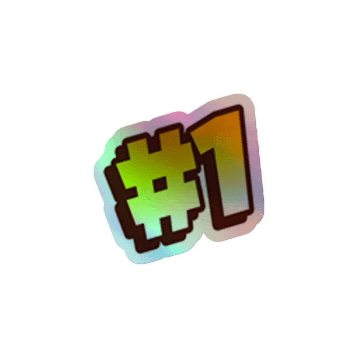 #1 Holographic Sticker product image (1)