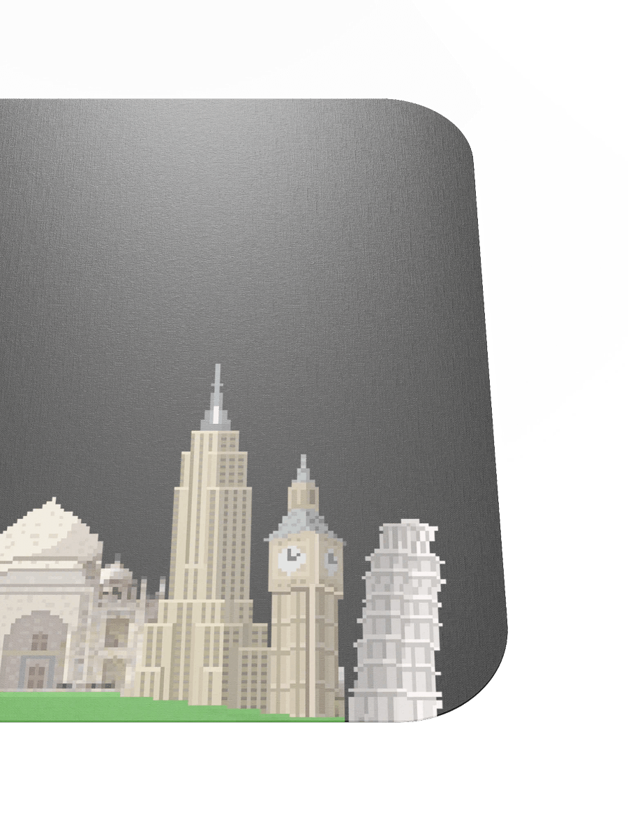 Pixelated Wonders Mouse Pad (dark) product image (5)
