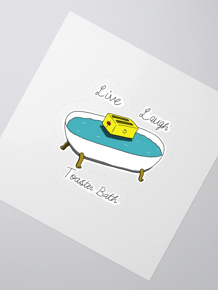 Live, Laugh, Toaster Bath - Kiss Cut Stickers product image (5)