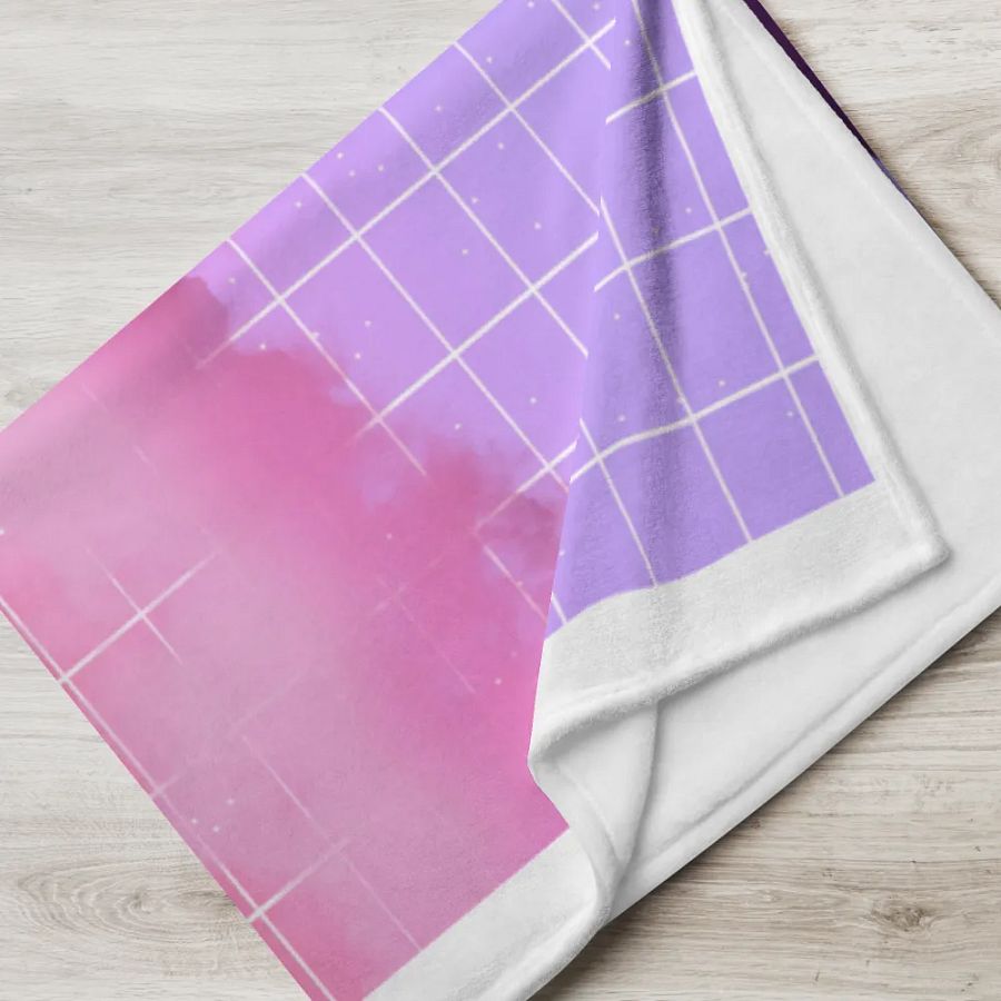 Vaporwave Garf Blankie product image (5)
