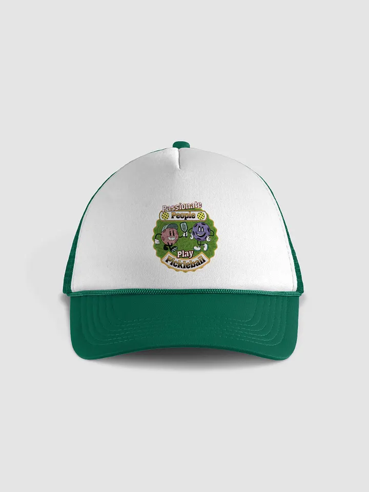 Passionate People Play Pickleball Foam Trucker Hat product image (6)