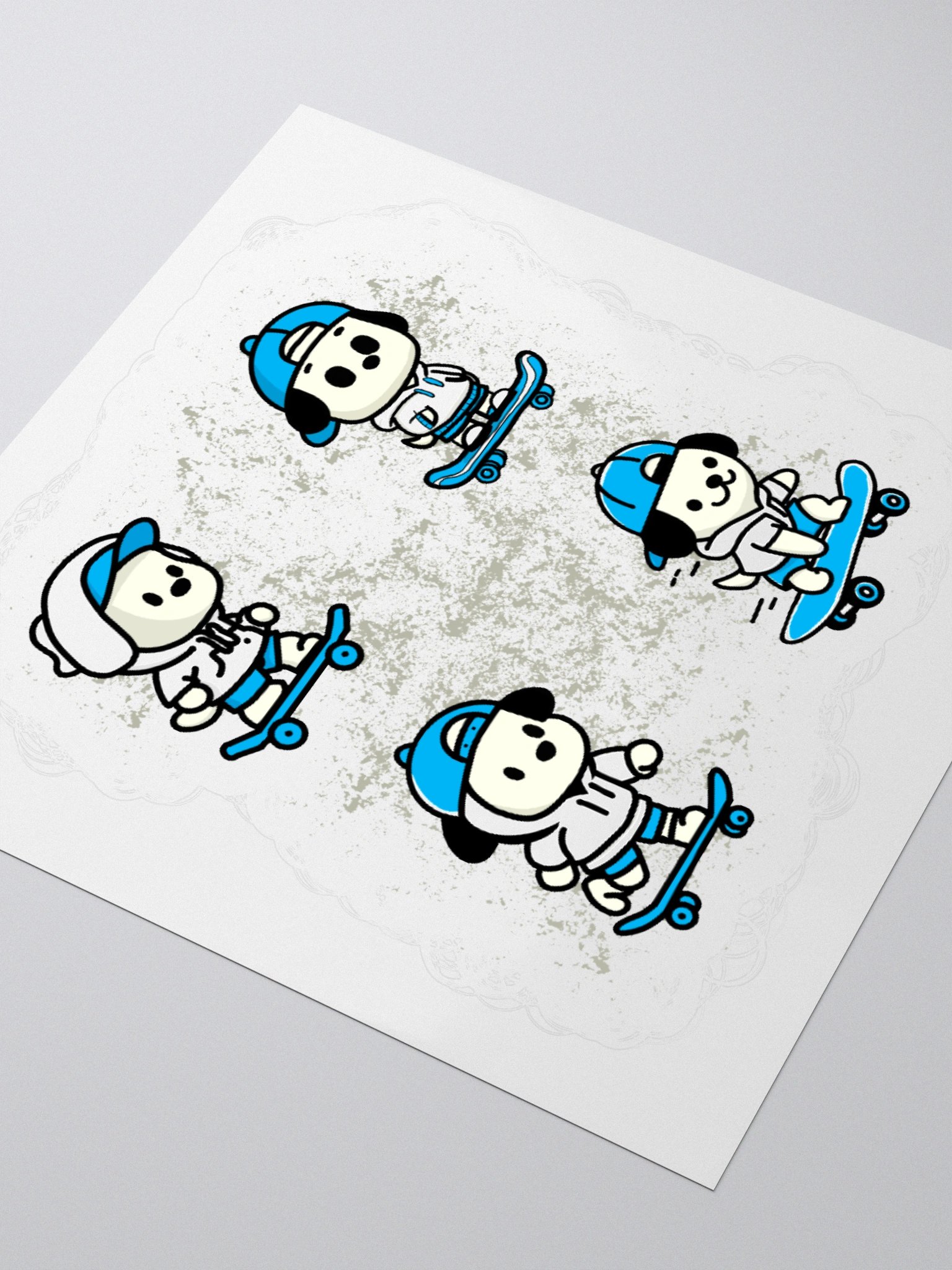 Skater Pup Crew Sticker Set product image (7)