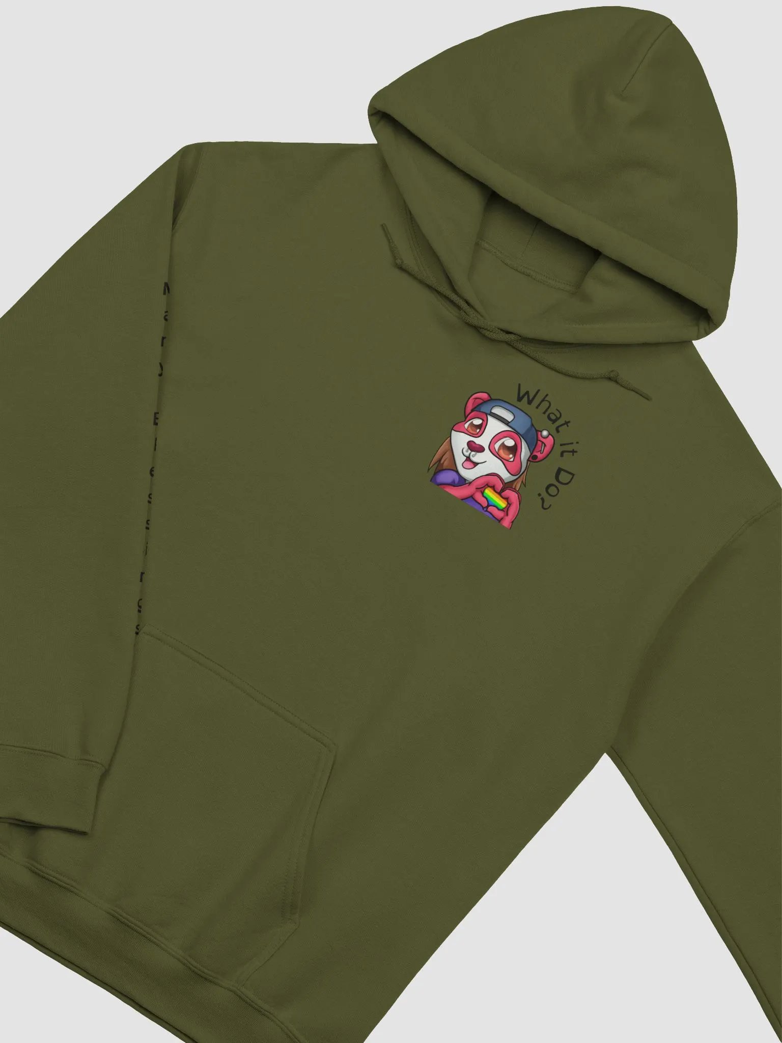 PaisliePanda Love and Blessings UwU Hoodie w/ Dark Text product image (25)