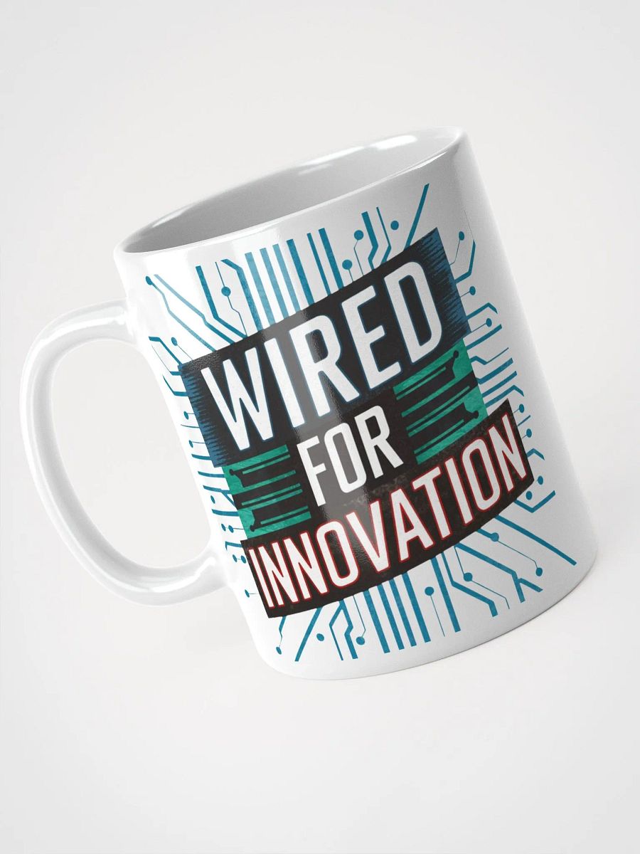 Wired For Innovation Code Design Mug for Tech Geeks product image (3)