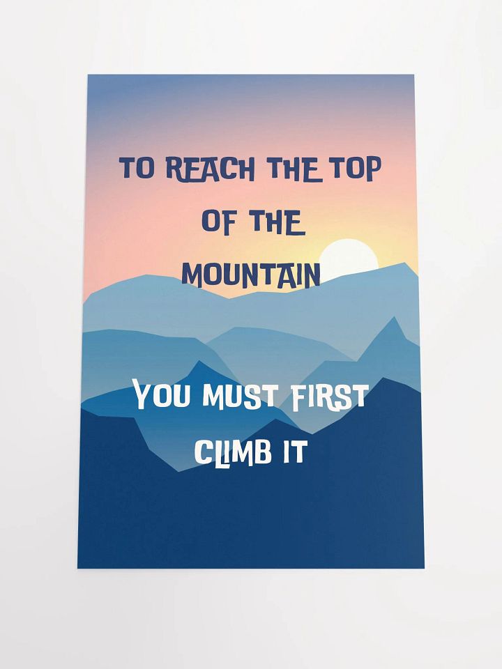 Top of the Mountain Sunset Poster product image (1)