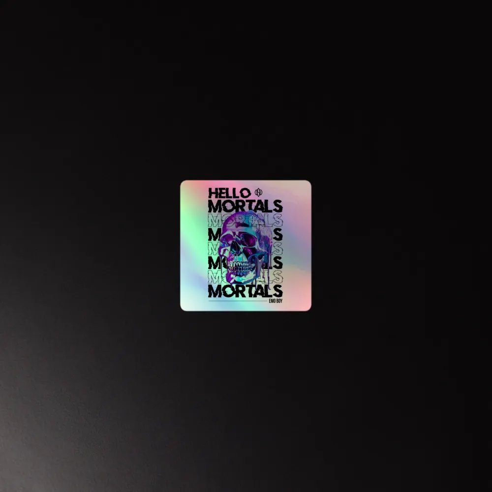 Offsetduet Hello Mortals Holographic Stickers product image (6)