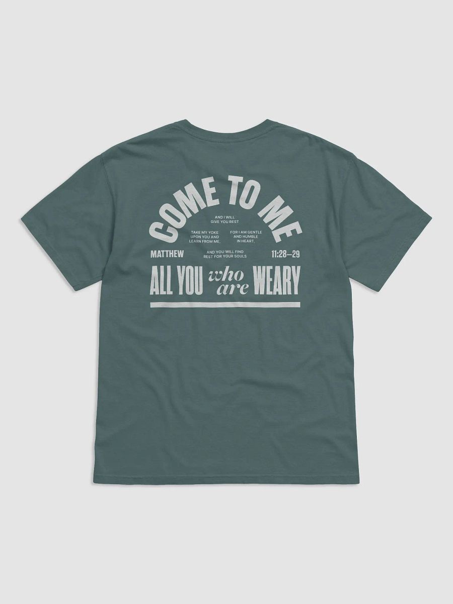The Easy Yoke Tee | Matthew 11:28-29 product image (2)