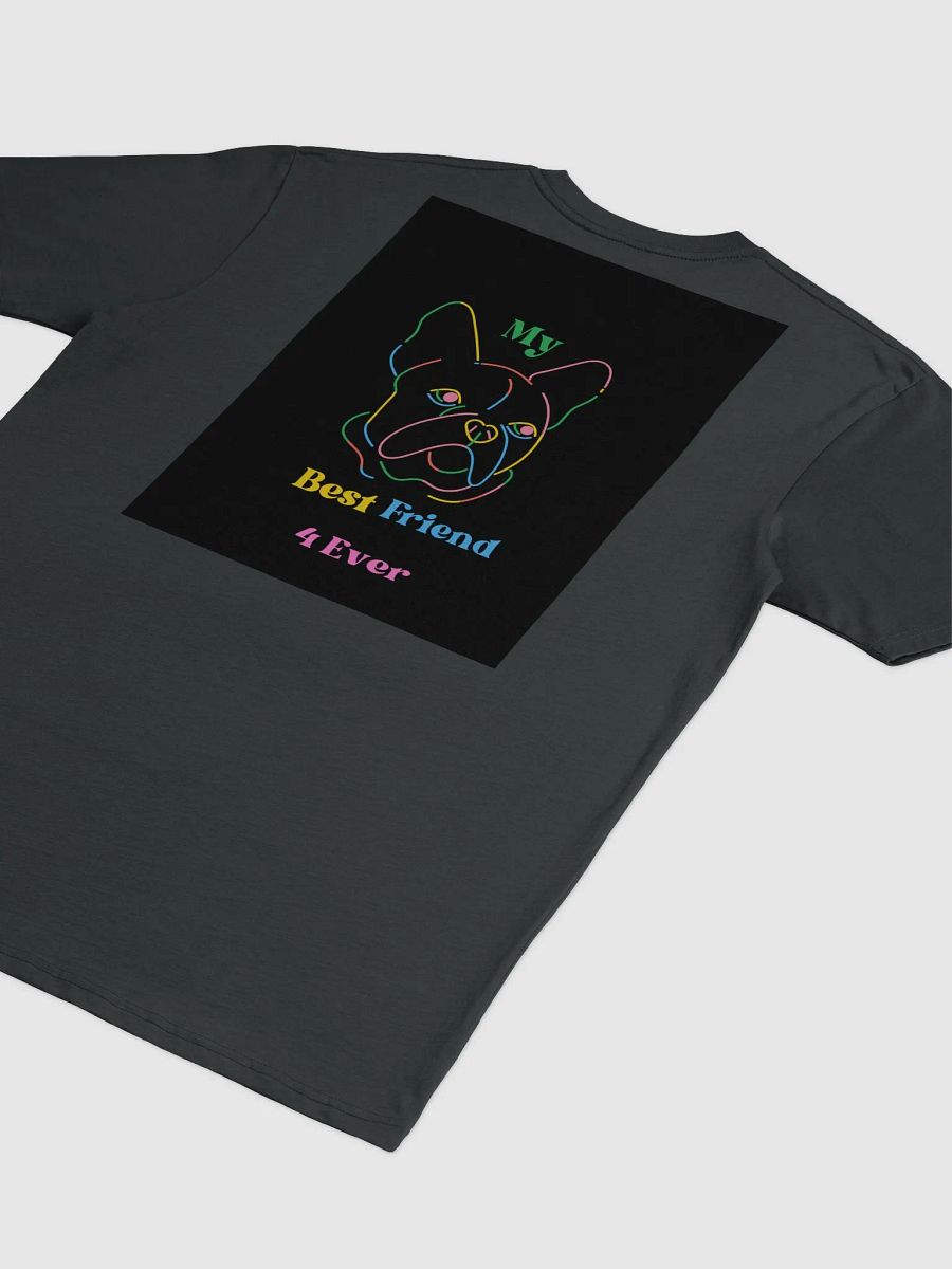 Neon French Bulldog 'My Best Friend' Tee product image (4)