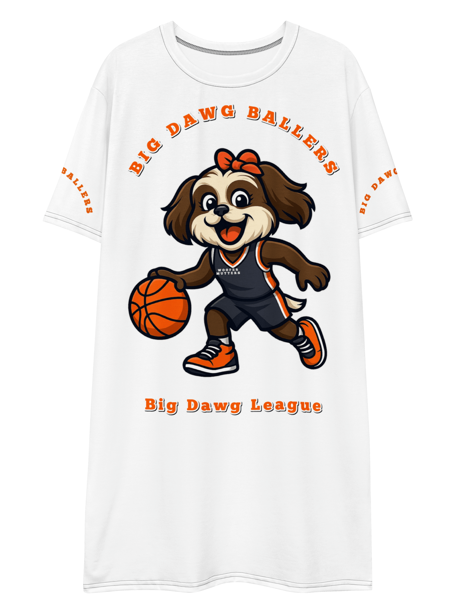 T-shirt Dress Shih-Tzu Big Dawg Baller product image (3)