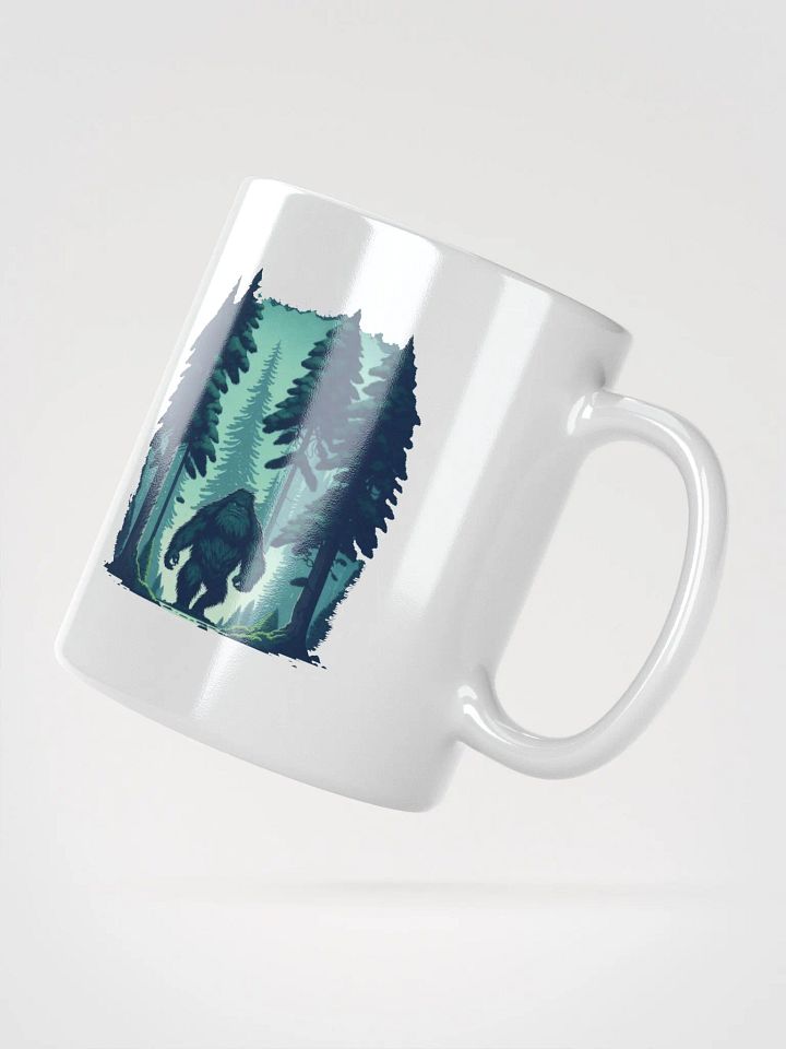 Sasquatch in the midst of a pine forest Mug product image (2)