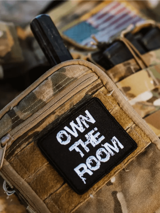 OWN THE ROOM Tactical Velcro Patch product image (1)