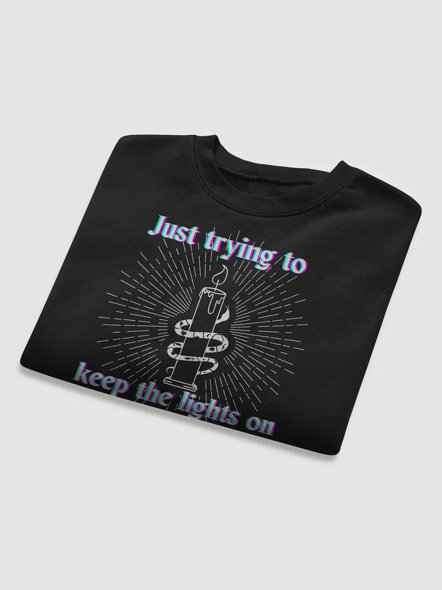 "Just Trying to Keep the Lights On" Cropped Sweater product image (8)