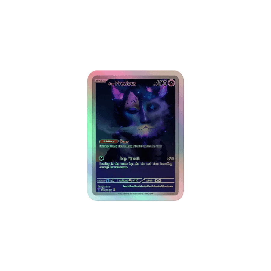 Star Precious Card Holographic Sticker product image (1)
