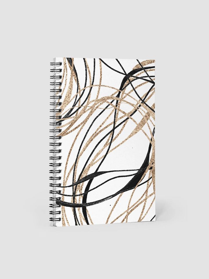 Swirls Line Art Spiral Notebook product image (1)