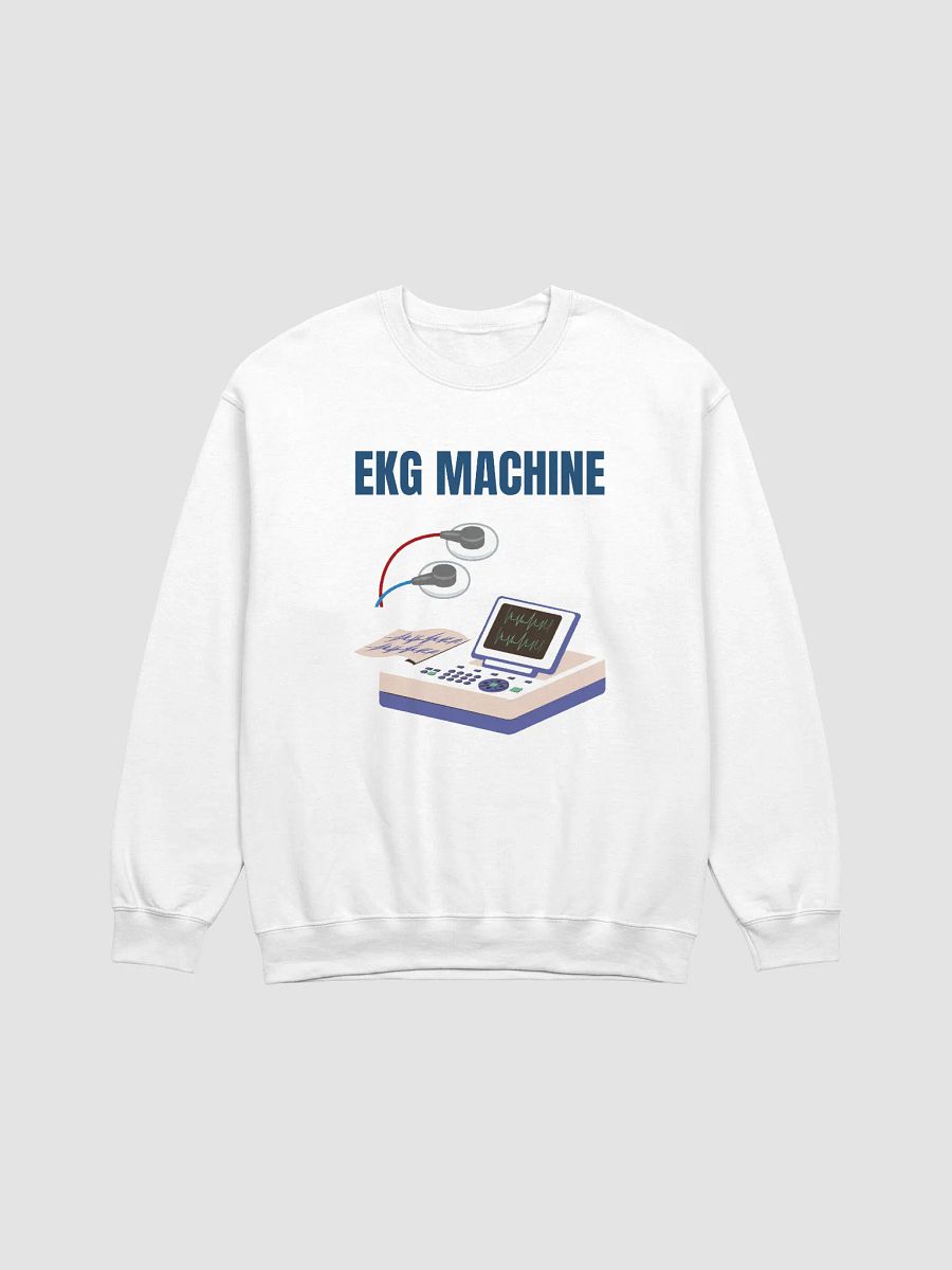 Heartbeat EKG Monitor Crewneck Sweatshirt product image (3)