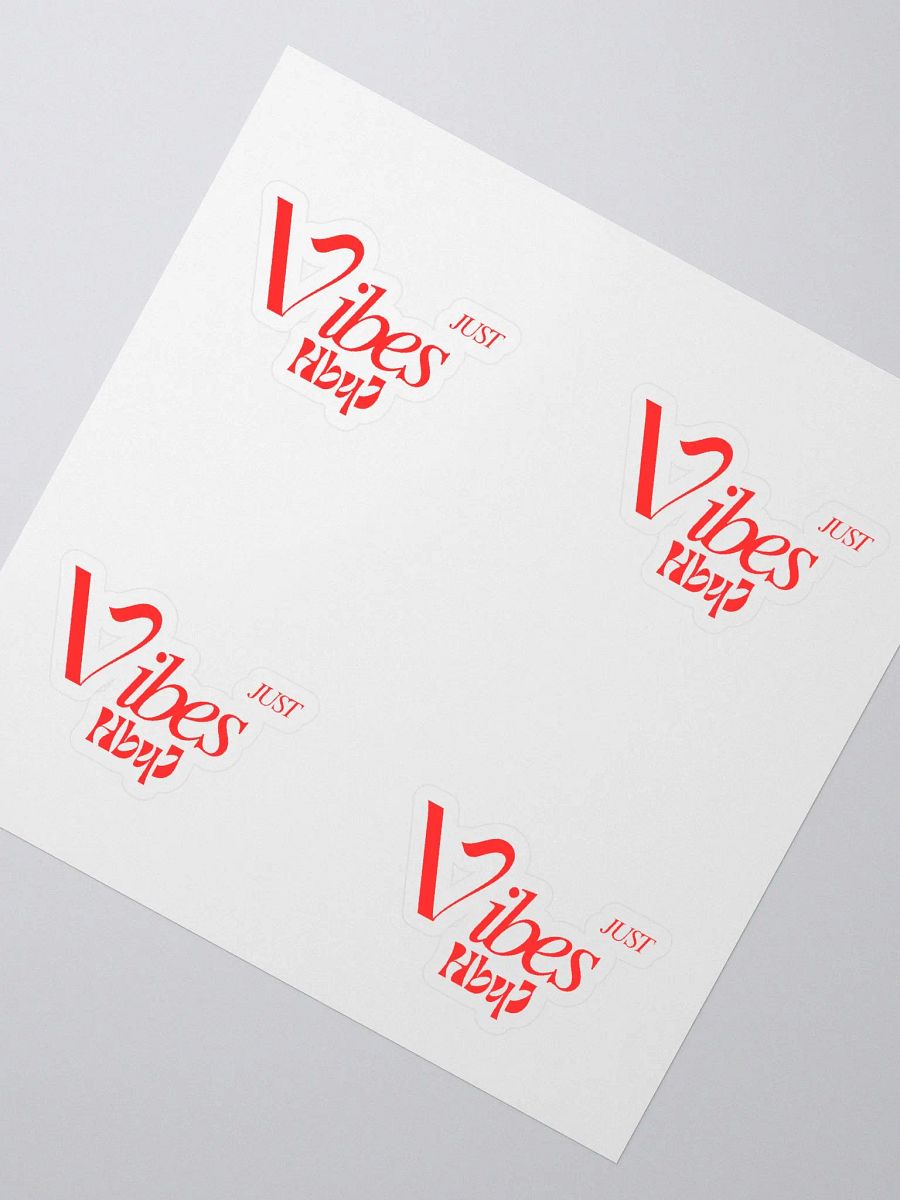 Just Vibes Stickers product image (2)