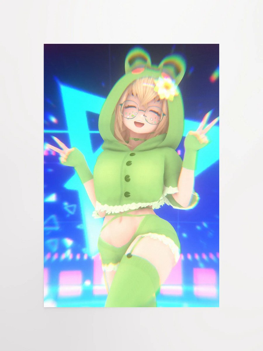 Futuristic Frog Poster product image (12)