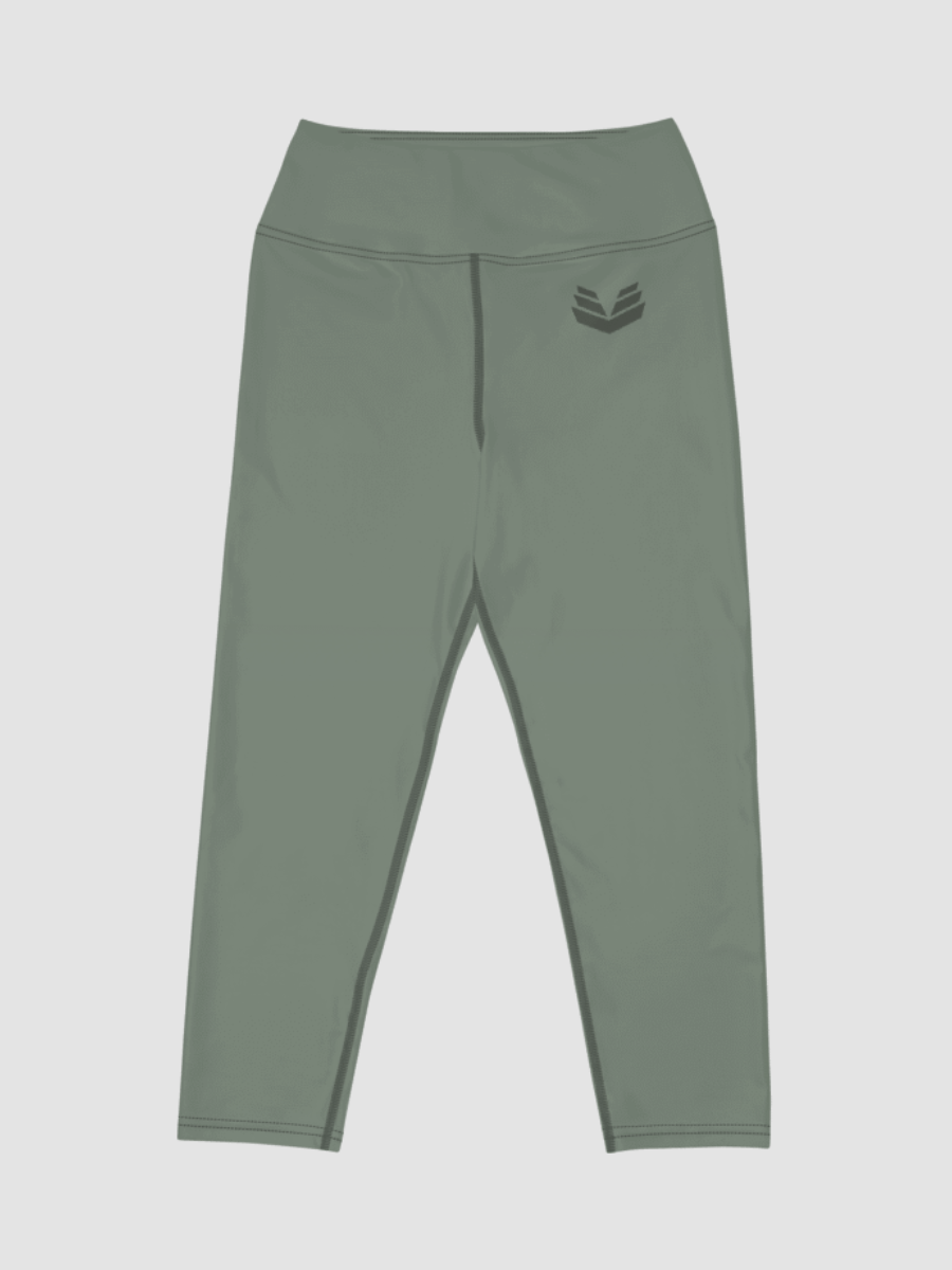 Yoga Capri Leggings - Sage Green product image (4)