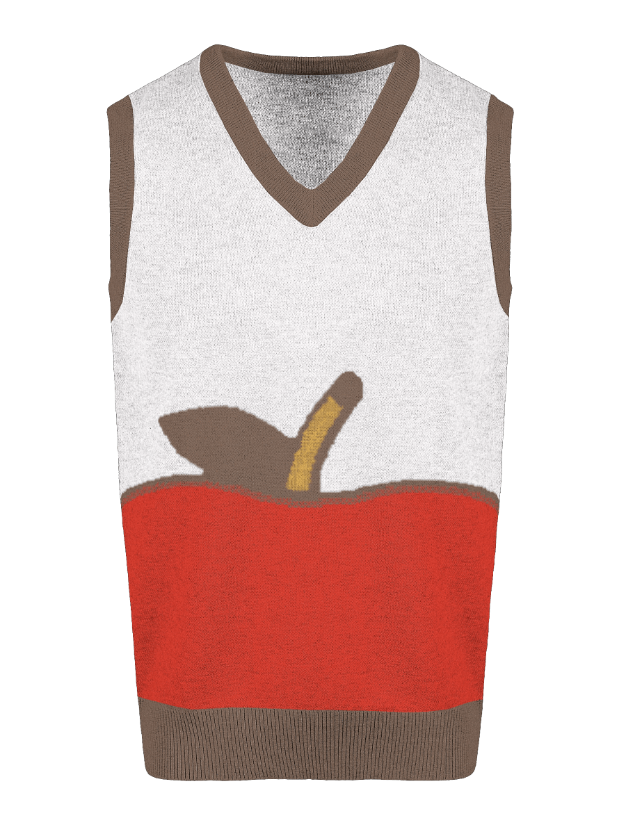Mellow Apple Knitted V-Neck Vest product image (13)