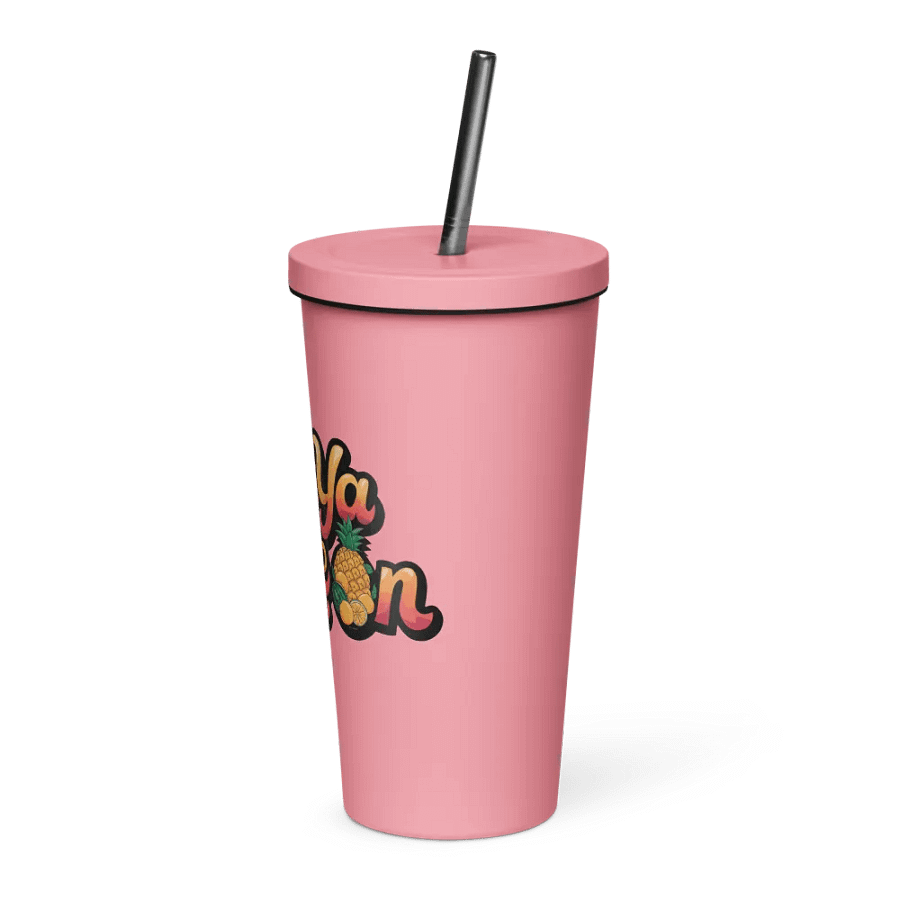 "Get Ya Juice On" Pink Insulated Tumbler product image (3)