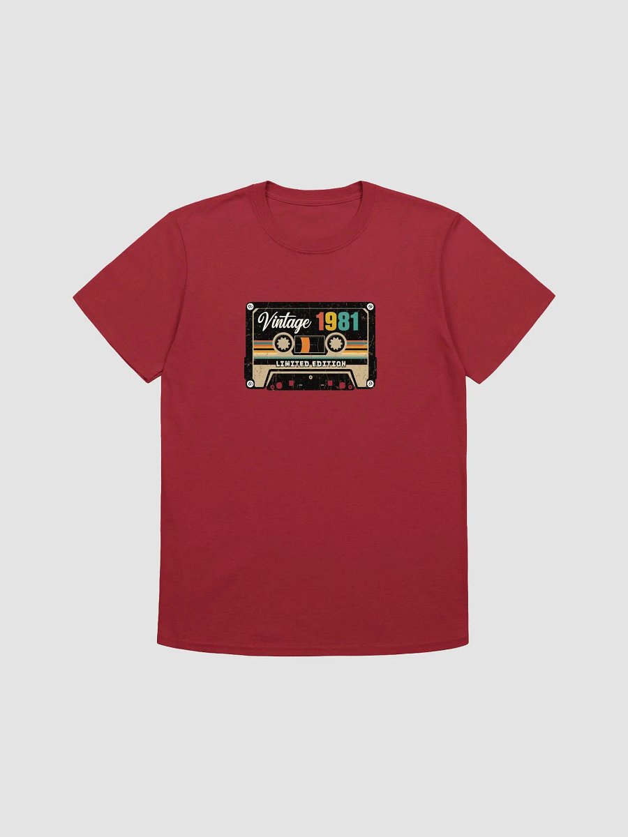 Vintage 1981 Limited Edition Cassette Tape T-Shirt product image (1)
