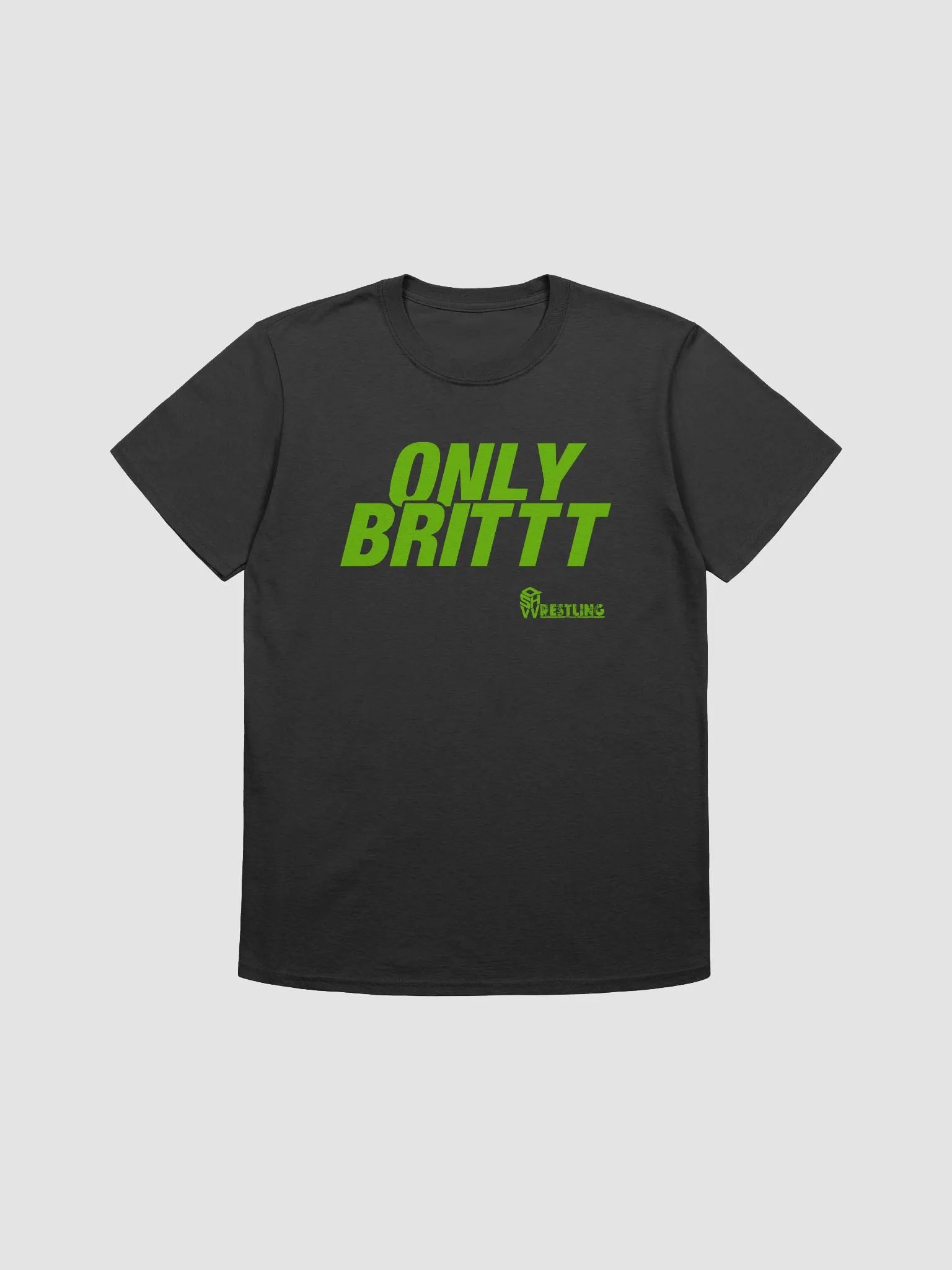 QSHW ONLY BRITTT (GREEN DESIGN) T-SHIRT product image (1)