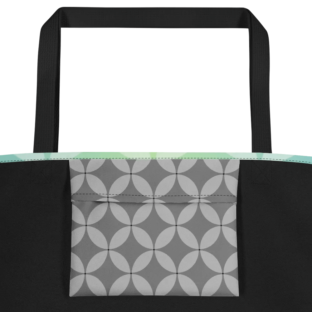 Harmony Circle Polyester Tote Bag product image (4)