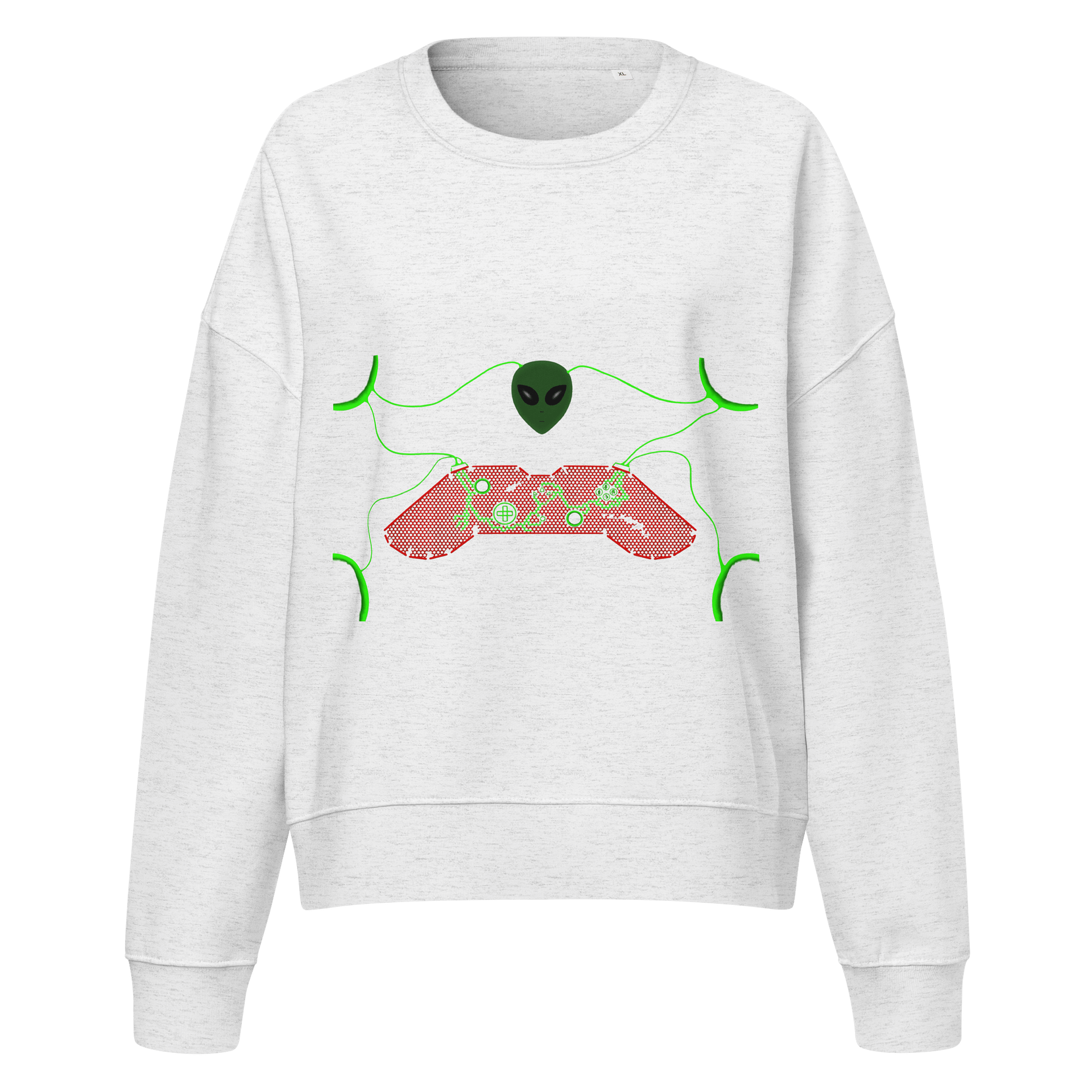 Galactic Gamer Organic Sweatshirt product image (1)