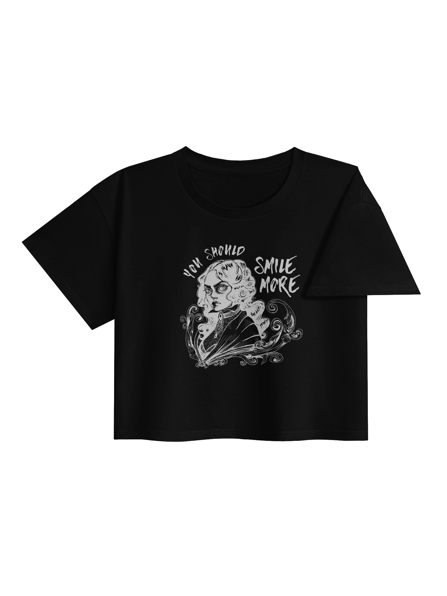 "SMILE MORE" Crop Top (Design #1) product image (3)