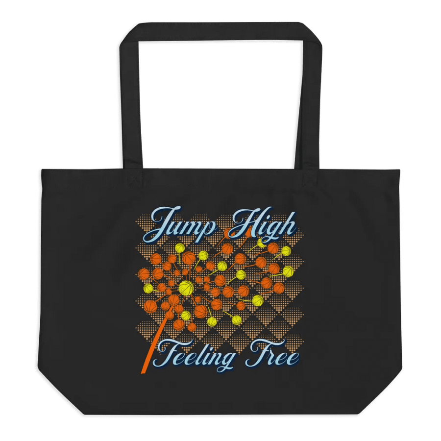 Dandelion Basketball Jump High Feeling Free Dreams Basketball Tote product image (1)