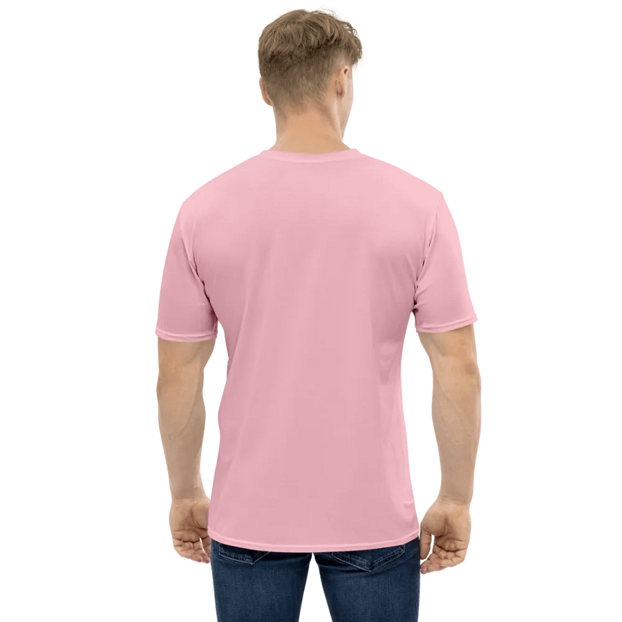 Plain Color Pink T-Shirt product image (2)