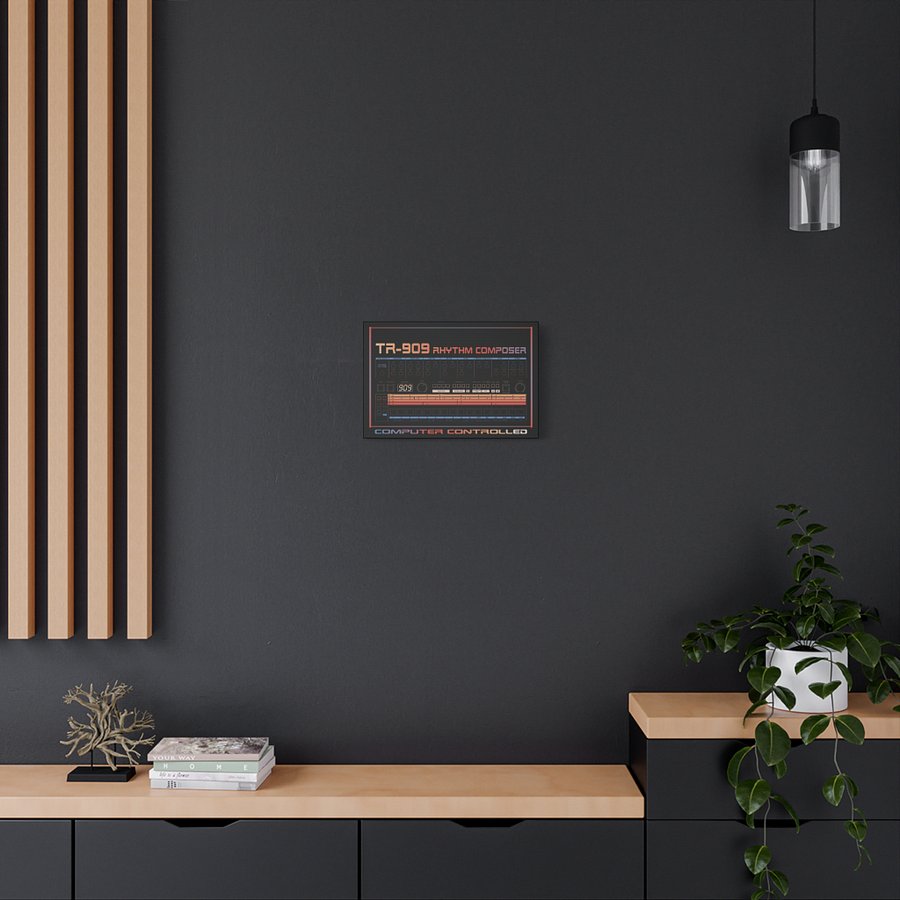TR-909 - Canvas Artwork (Roland 909 Rhythm Composer Drum Machine) by Vintage Voltage product image (4)