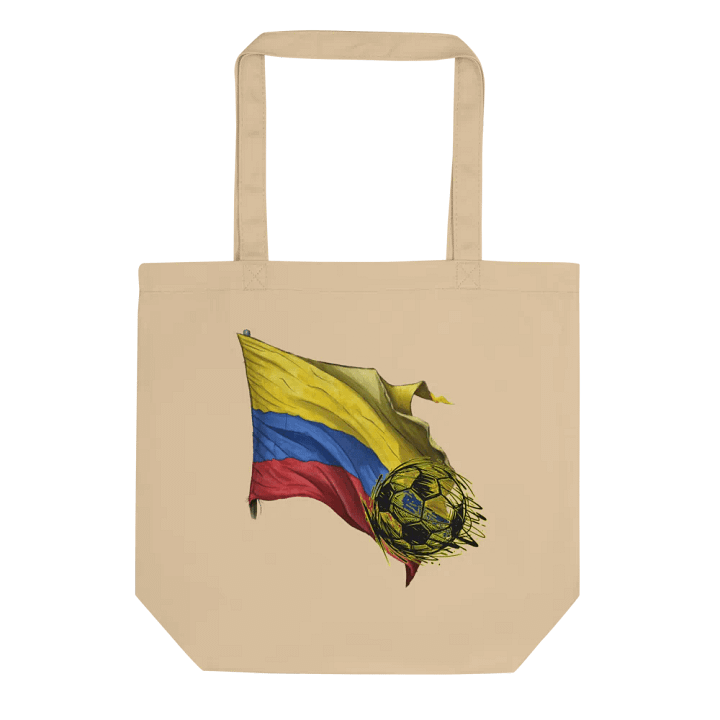 Colombian Flag Soccer Ball Eco Tote product image (1)