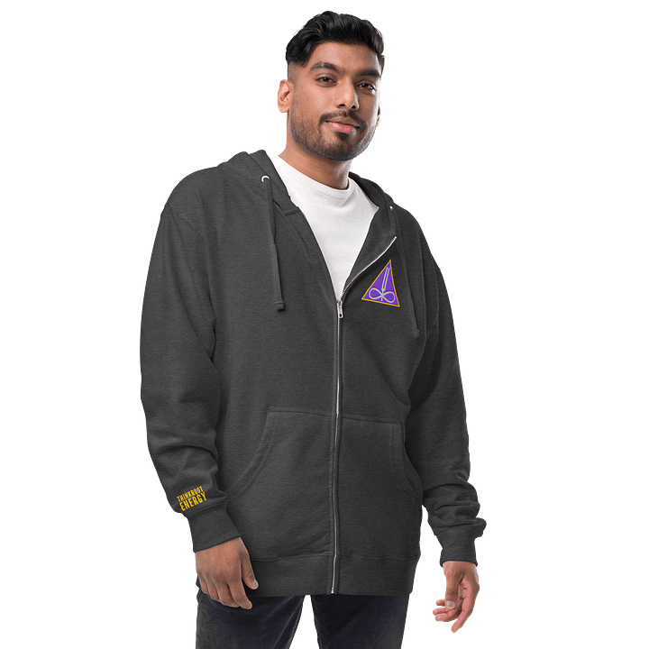Thinkroot Energy Triangle Zipper Hoodie (Embroidered) product image (2)