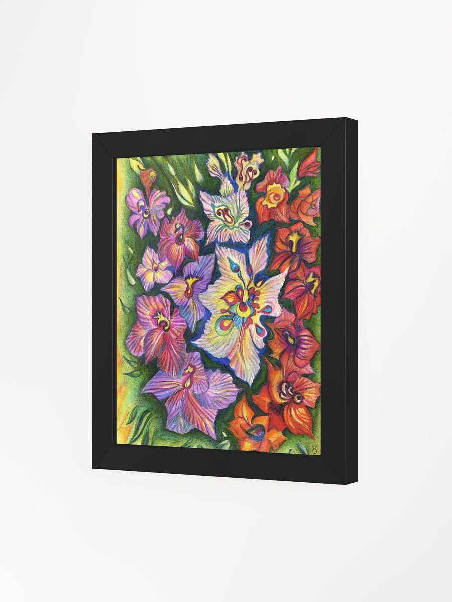 Whimsical Floral Wonderland Matte Poster - Purple Flowers product image (7)