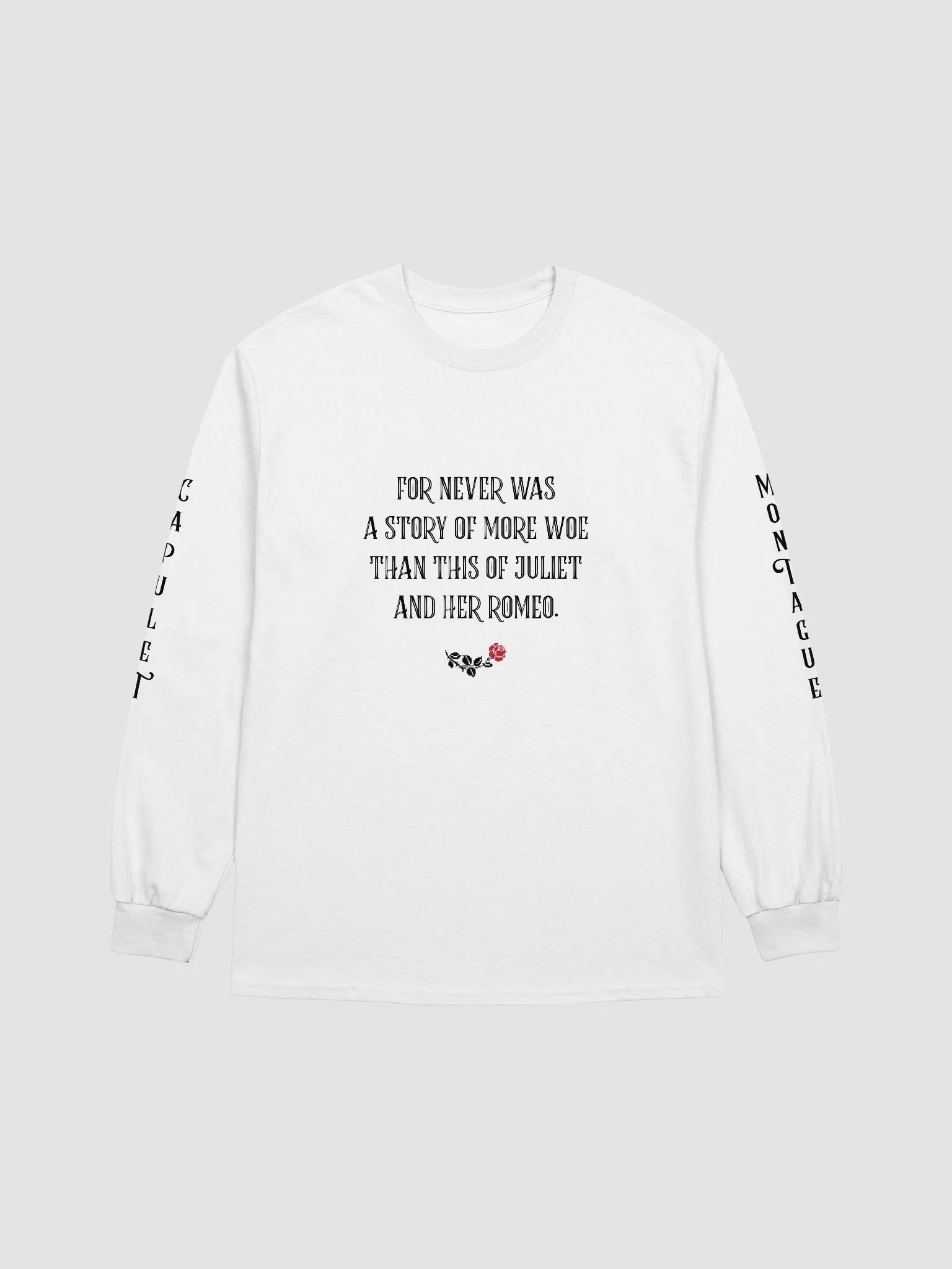 R&J Montague/Capulet Long Sleeve Tee product image (1)
