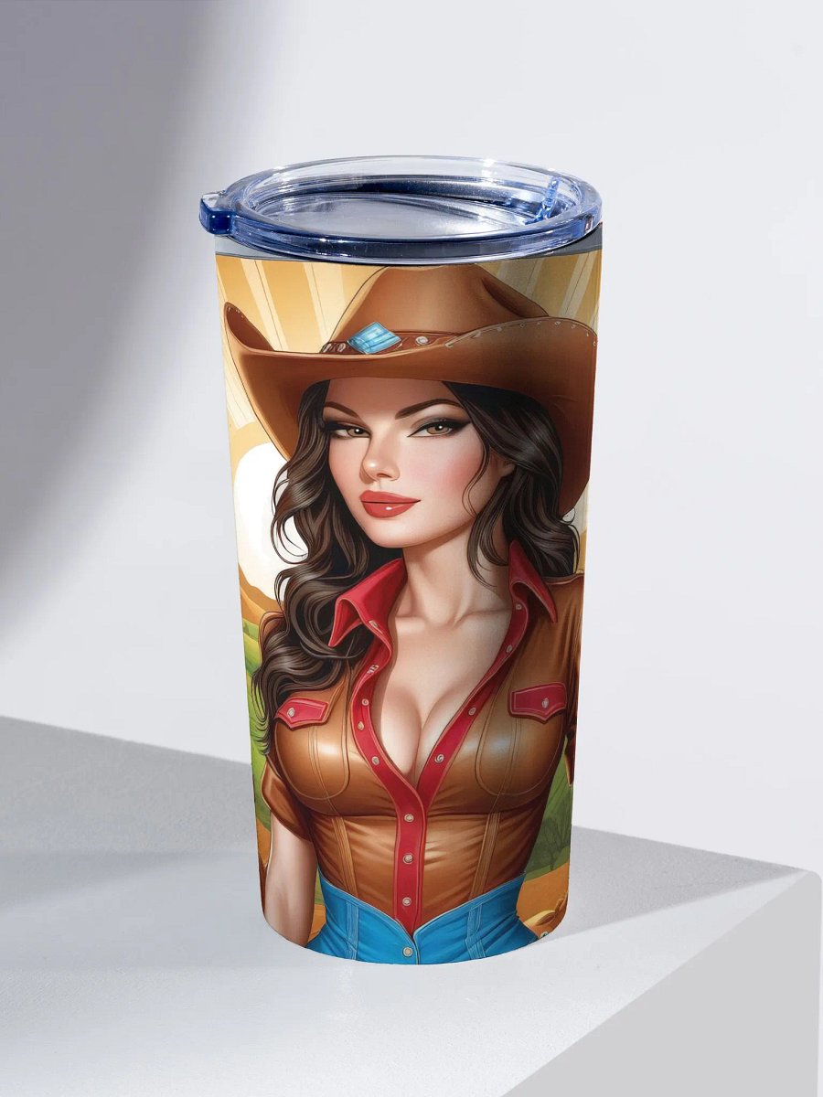 Beautiful Cowgirl 20 oz Stainless Steel Tumbler - V1 product image (3)