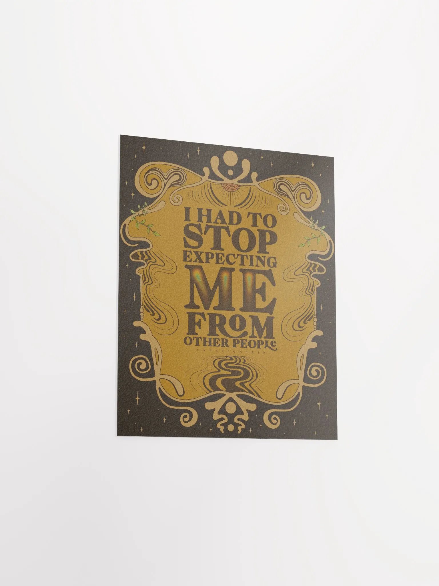 Matte Poster - I Had to Stop product image (2)