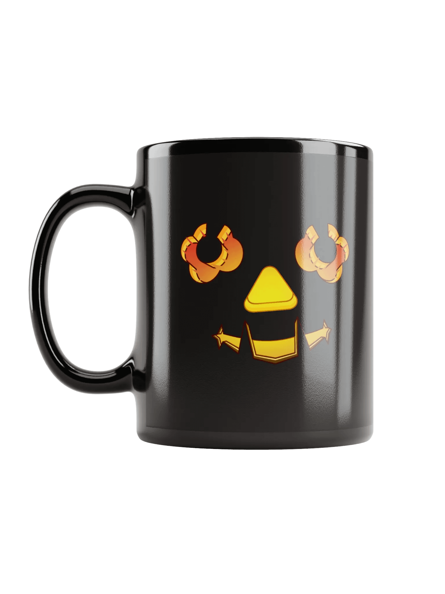 Flame face - Black mug product image (2)
