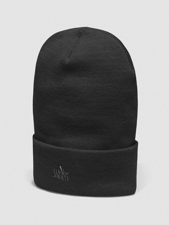 Writer silver text Beanie product image (8)