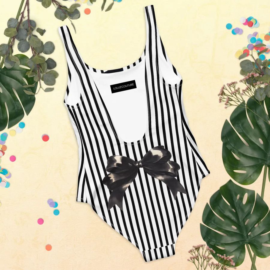 Sultry Red Lips One-Piece Women's Swimsuit product image (12)