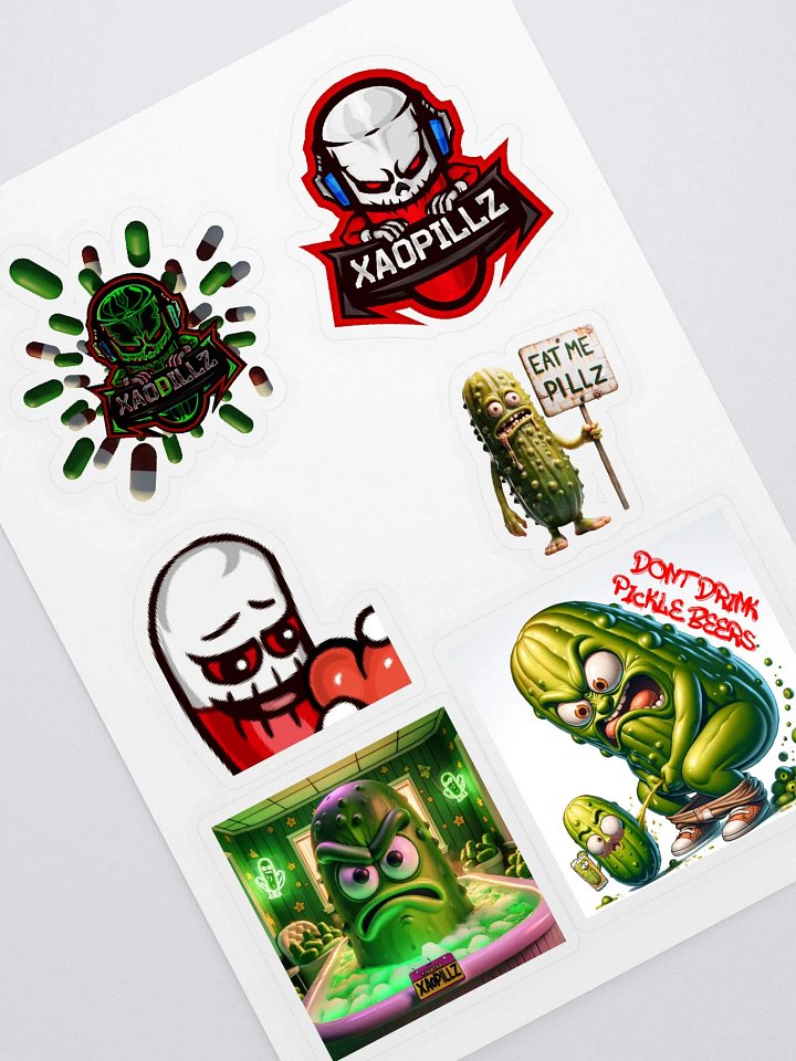 XAoPiLLz Sticker Sheet product image (1)