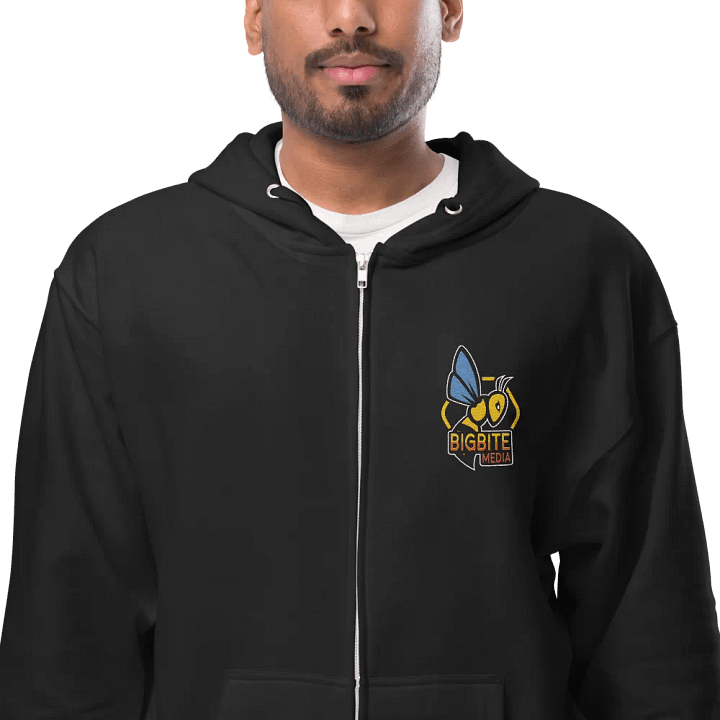 #TeamBIGBITE Embroidered Zip Hoodie product image (1)