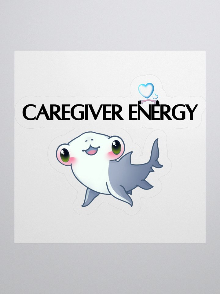 Caregiver Energy Die-Cut Sticker 3x3 inch product image (1)