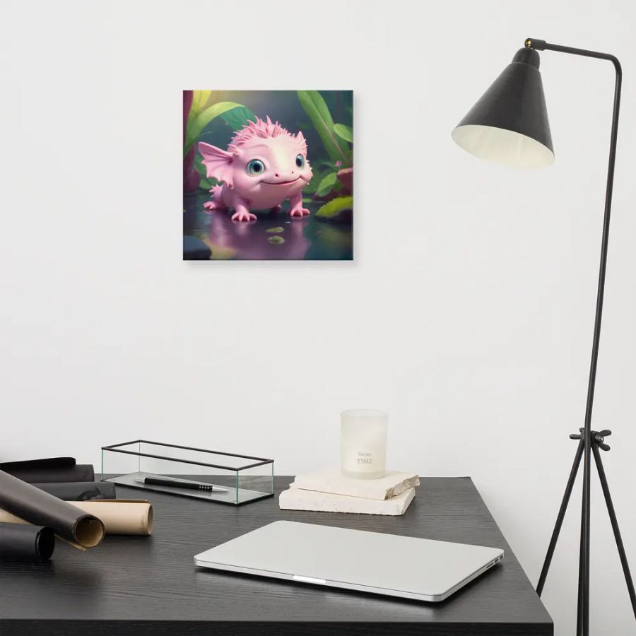 Endangered Species - Mexico - Axolotl Canvas Art product image (11)